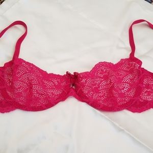 Cosabella 32C lace bra pink